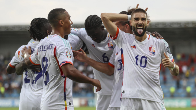 Yannick Carrasco permitió el festejo de Bélgica ante Azerbaiyán camino a la Euro