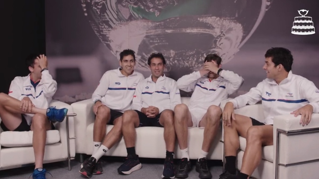 Jarry protagonizó divertido momento antes del debut de Chile en la Copa Davis
