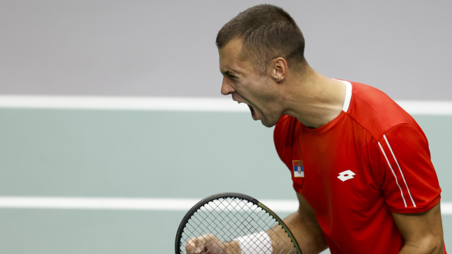 Laslo Djere aseguró la victoria de Serbia contra Corea del Sur en Copa Davis
