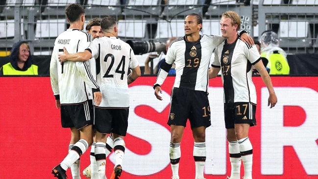 Alemania logró un triunfazo ante Francia de la mano de Thomas Müller y Leroy Sané