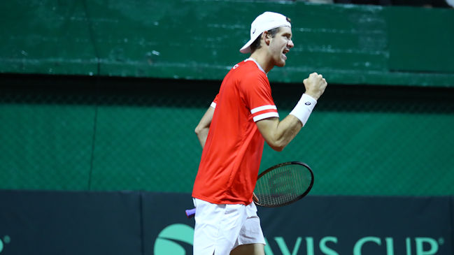 Nicolás Jarry: Tengo la suerte que sé gestionar la presión de representar a Chile en Copa Davis