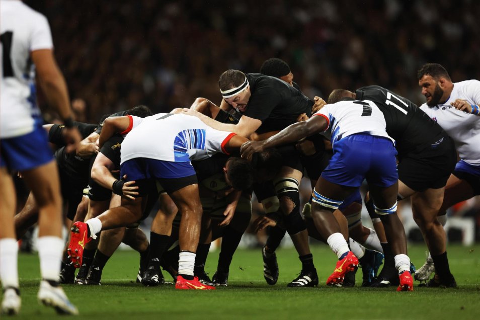 Los All Blacks se recuperaron en el Mundial de Rugby con goleada a Namibia
