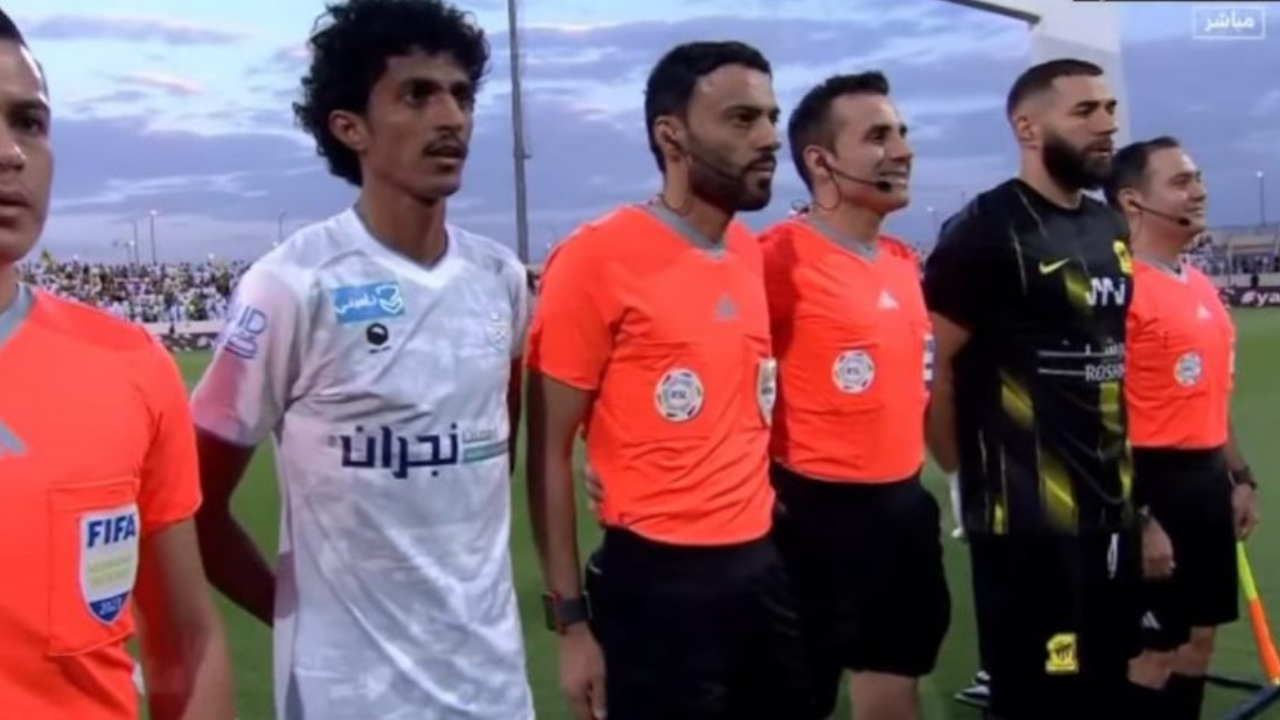 Piero Maza arbitró en partido de Al Ittihad de Karim Benzema en la liga de Arabia Saudita