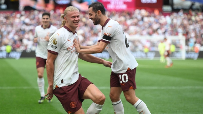 El City le remontó a West Ham con dos asistencias de Alvarez y un gol de Haaland