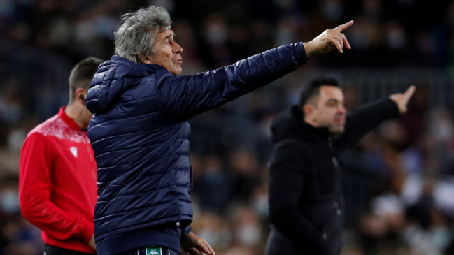 Real Betis de Manuel Pellegrini visita a FC Barcelona por la liga española