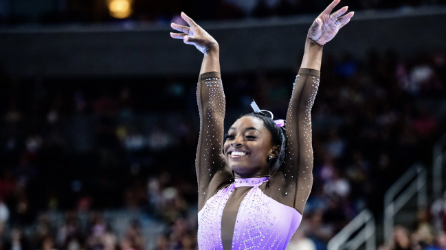 Simone Biles disputará su sexto campeonato del mundo de gimnasia