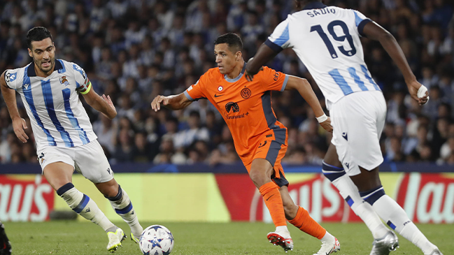 Inter de Milán igualó con angustia ante Real Sociedad en su estreno por la Champions