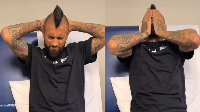 Arturo Vidal se tomará “el tiempo necesario” en su rehabilitación