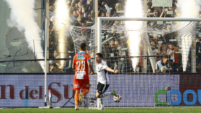 César Fuentes apareció otra vez y marcó el tercer gol de Colo Colo sobre Cobresal