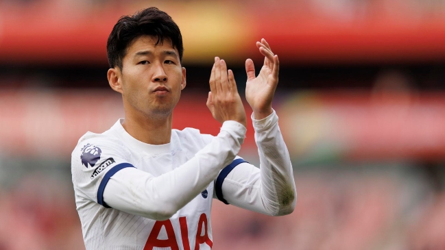 Heung-Min Son anotó un doblete y fue la gran figura del derbi del norte de Londres