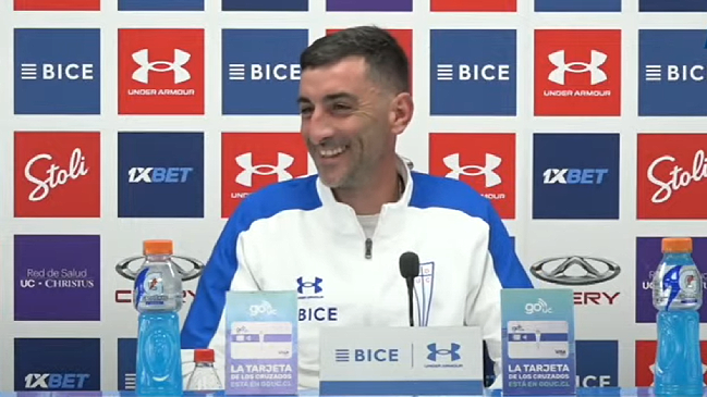 Nicolás Peranic: Llegar con una victoria al partido frente a Colo Colo nos da confianza