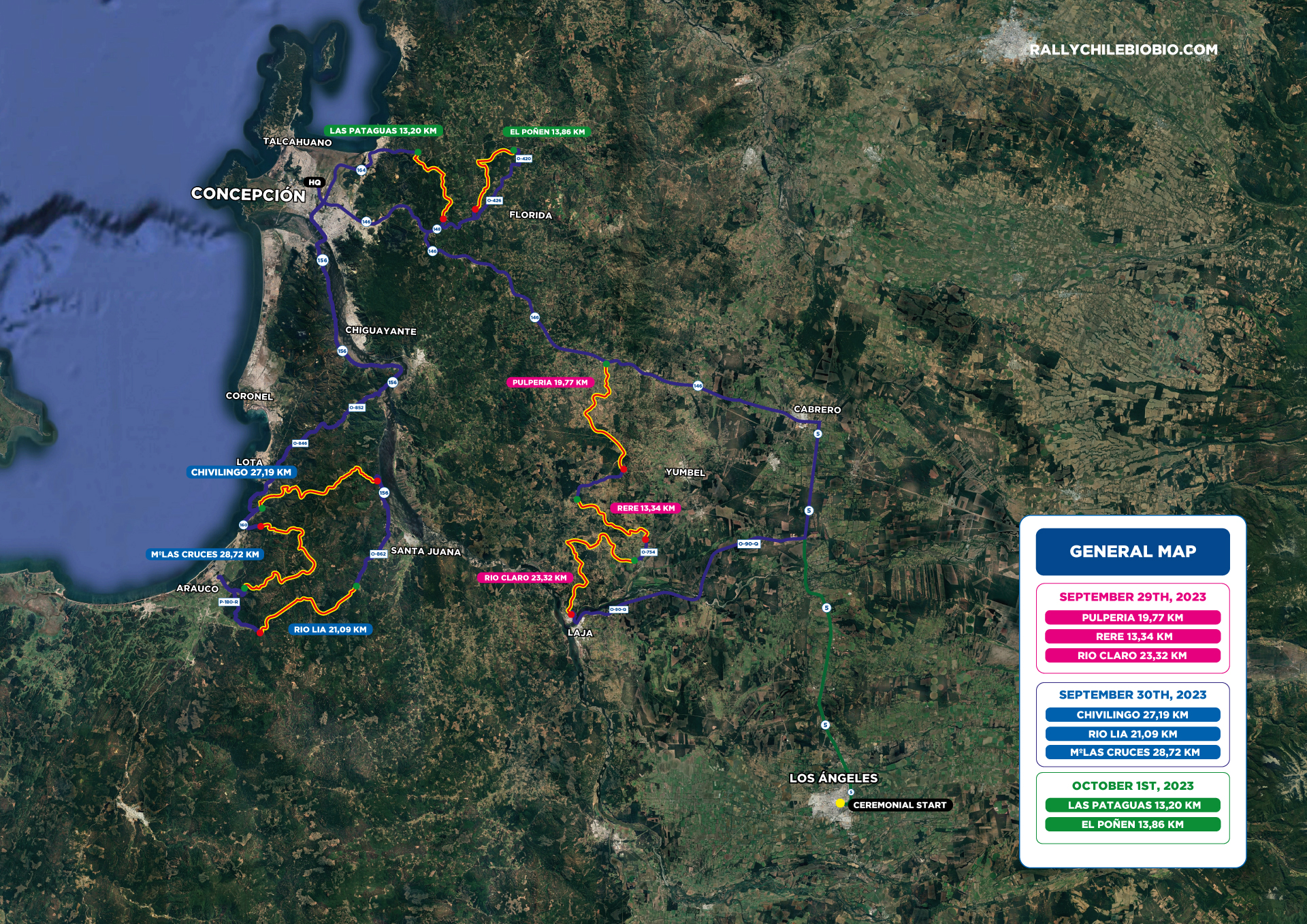 ¿Cuándo es y cómo ver la fecha del Mundial de Rally en el Biobío?
