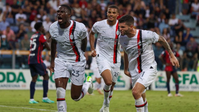 AC Milan ganó como visita ante Cagliari para seguir en la zona alta de la Serie A