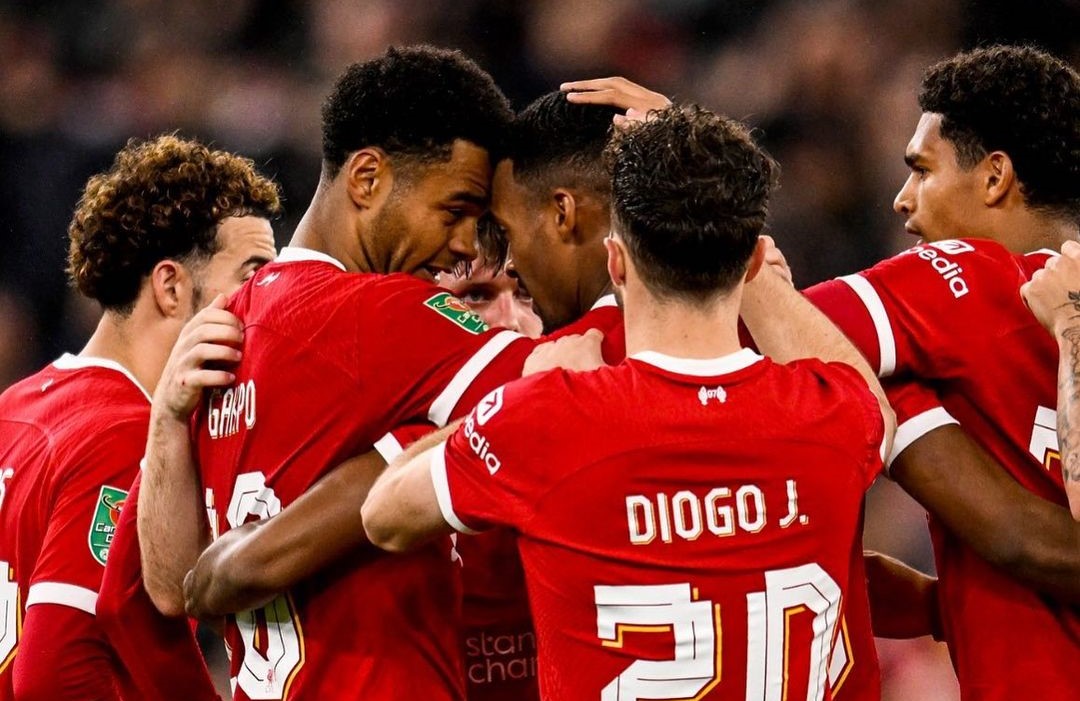 Liverpool remontó ante Leicester y avanzó a octavos en la Copa de la Liga