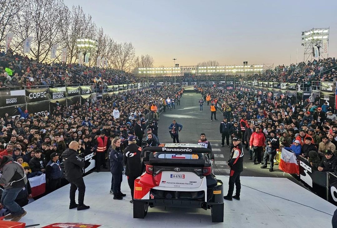 El Rally de Chile tuvo su ceremonia inaugural con la largada protocolar en Los Angeles