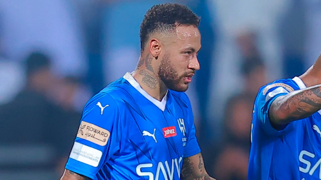 Neymar falló un penal en la victoria de Al Hilal sobre Al Shabab por la liga saudí