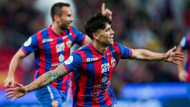 Víctor Dávila anotó ante Baltika su primer gol con la camiseta de CSKA Moscú