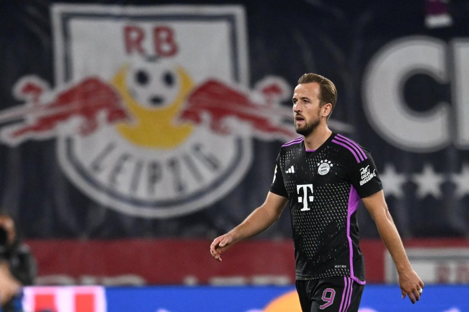 Bayern Munich rescató un empate ante RB Leipzig con goles de Kane y Sané