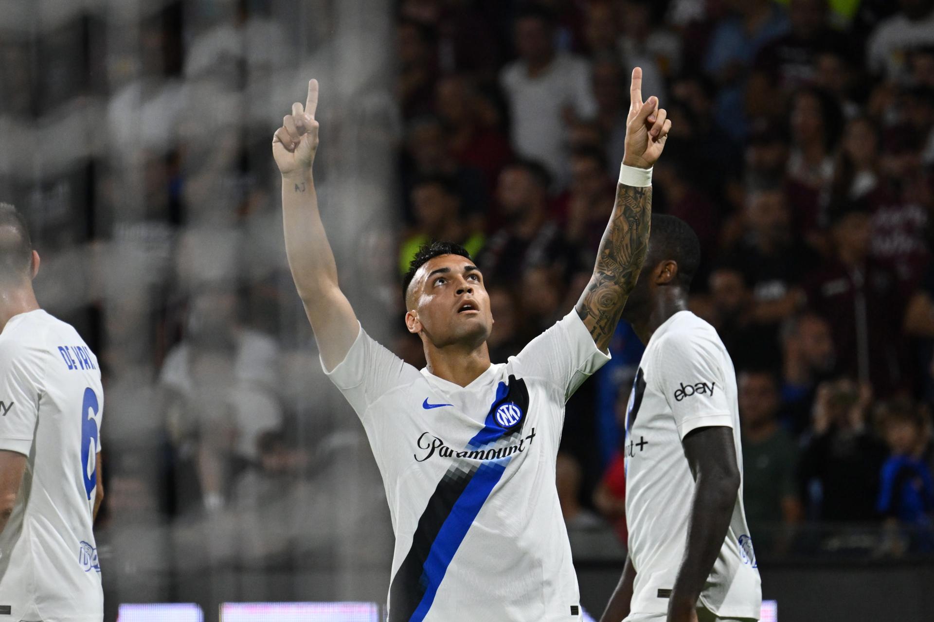 Lautaro Martínez se desató con cuatro goles para la victoria de Inter sobre Salernitana