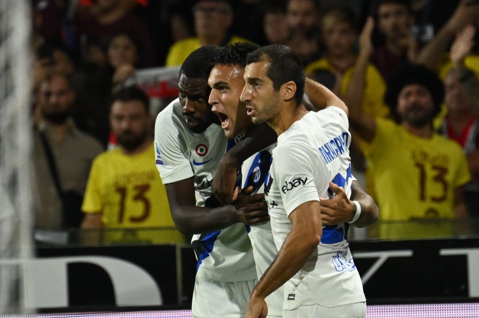 Un “póker” de goles de Lautaro Martínez a Salernitana mantuvo a Inter en la cima