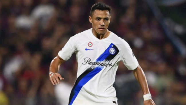 Alexis tuvo su primera titularidad con Inter en trabajada goleada sobre Salernitana