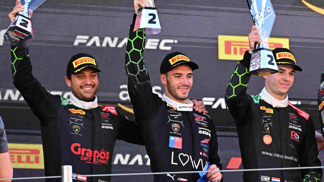 Benjamín Hites se coronó campeón del GT World Challenge de Europa en categoría Silver