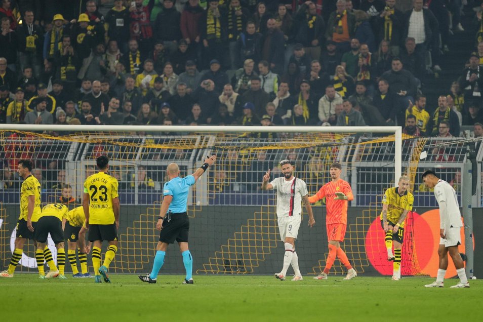 Borussia Dortmund y AC Milan se enredaron en la Champions con un empate en Alemania