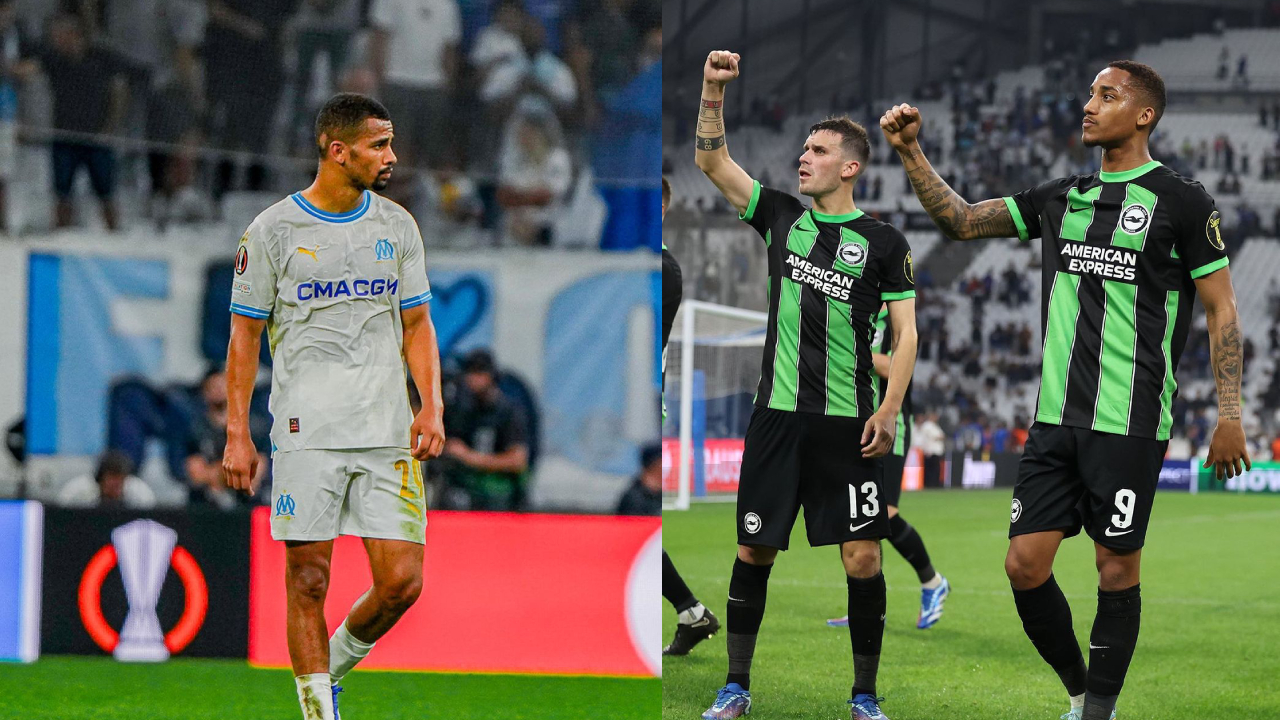 Marsella cedió un empate ante Brighton y sigue sin festejar en la Europa League