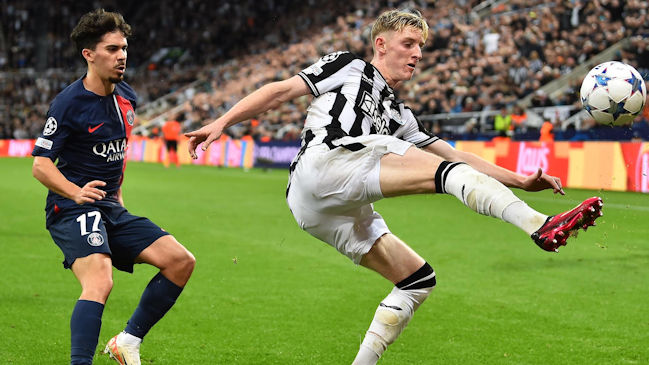 La Champions destacó cada despeje al lateral que Newcastle festejó en su duelo con PSG
