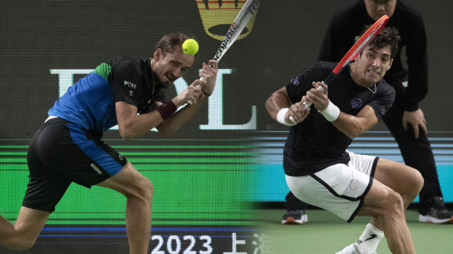 El reñido punto que Medvedev defendió ante Garin en Shanghai