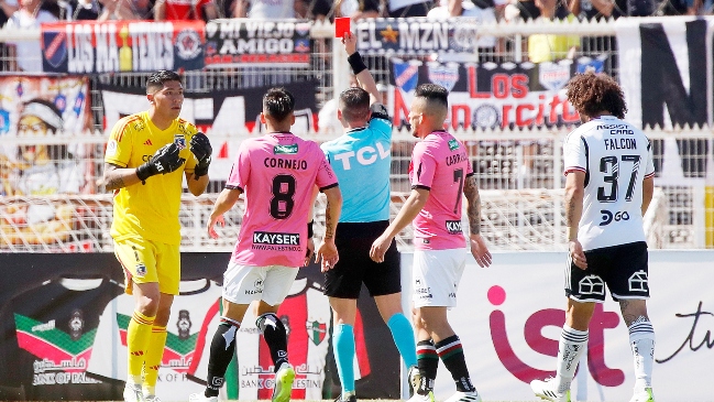 La acción que le significó tarjeta roja a Brayan Cortés ante Palestino