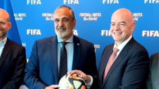 La deslavada reacción de Infantino tras reunirse con Pablo Milad
