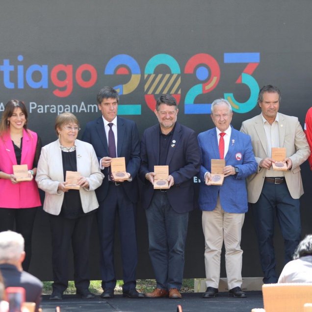 Santiago 2023 homenajeó a Presidentes Bachelet y Piñera por su aporte en la organización de los Juegos