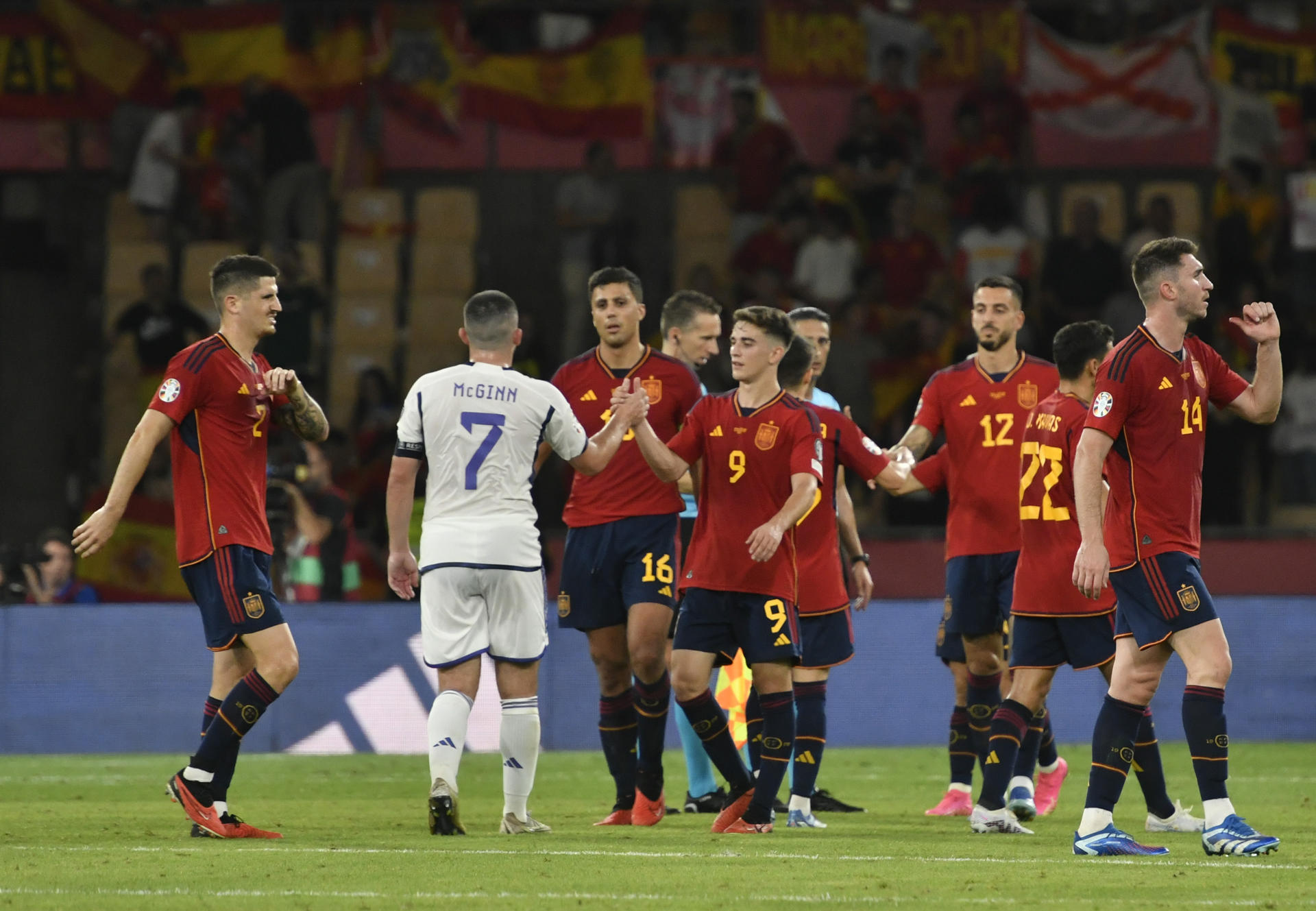 Clasificatorias Euro 2024: España terminó con el invicto de Escocia en Sevilla