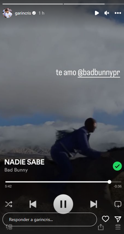 Cristian Garin alucinó con el nuevo álbum de Bad Bunny