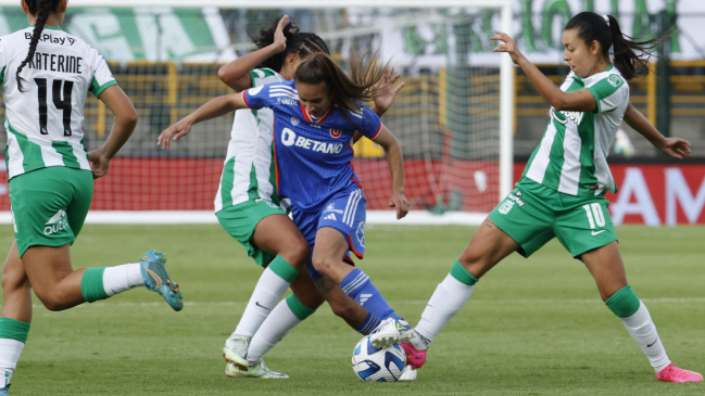 Universidad de Chile perdió ante Atlético Nacional y quedó fuera de la Libertadores femenina