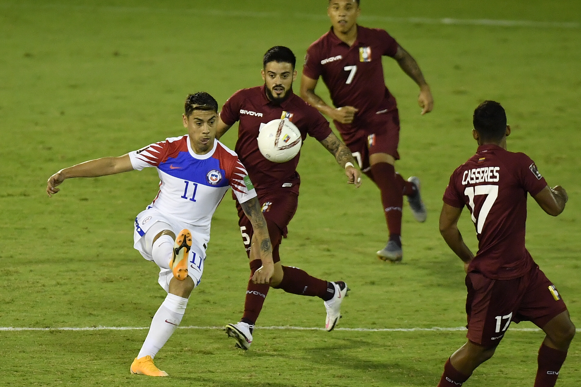 El último antecedente en Venezuela: La amarga derrota de Chile en la ruta a Qatar 2022