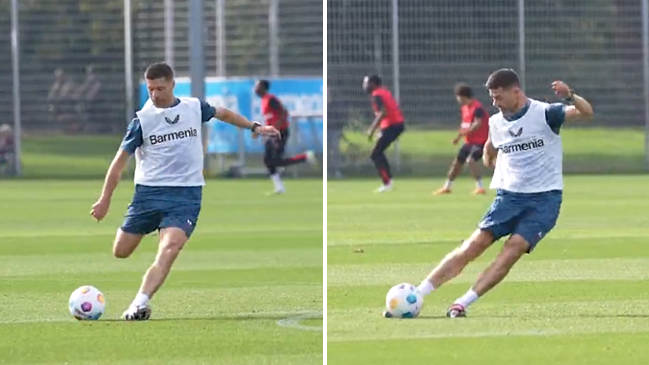 ¡Calidad intacta! Xabi Alonso se lució en los entrenamientos de Bayer Leverkusen