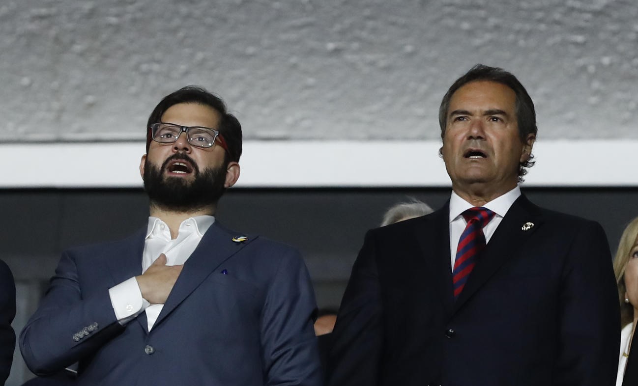 Gabriel Boric, Jaime Pizarro y Neven Ilic dieron por iniciados los Juegos de Santiago 2023