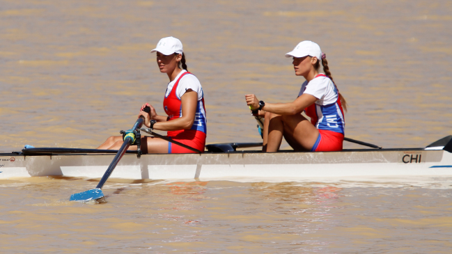 Antonia y Melita Abraham avanzaron con solidez a la Final A de remo en Santiago 2023