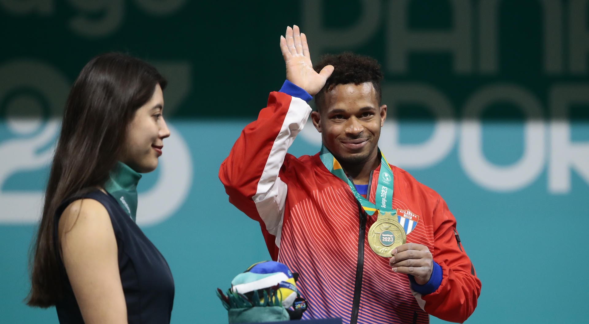 Santiago 2023: Cubano Arley Calderón ganó primer oro en levantamiento de pesas