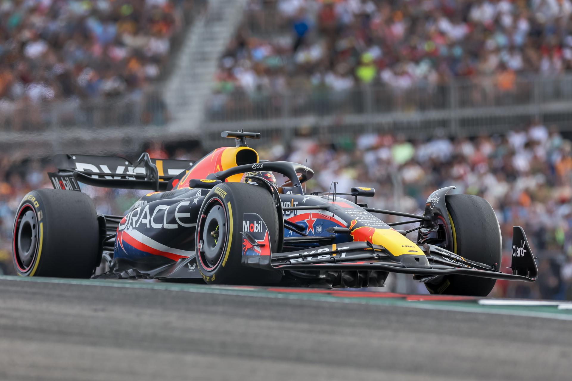 Max Verstappen dominó la carrera al sprint del GP de Estados Unidos