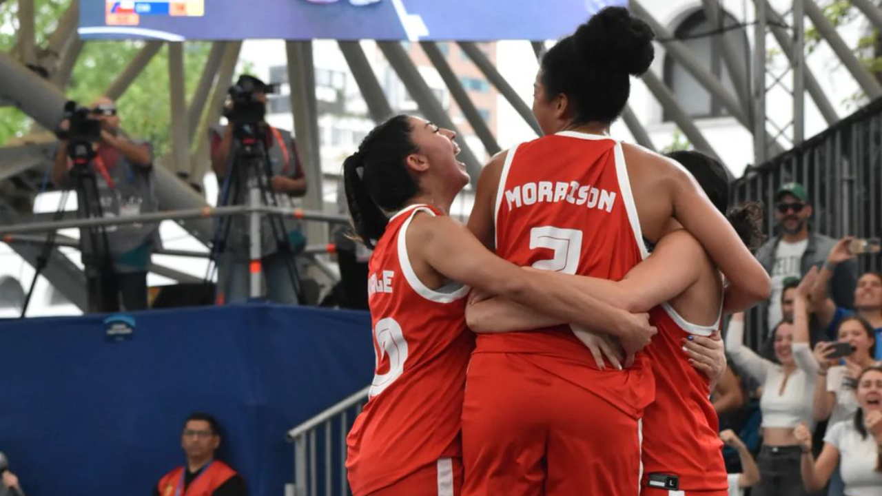 Santiago 2023: Chile venció a Brasil y avanzó a semifinales del baloncesto femenino 3×3