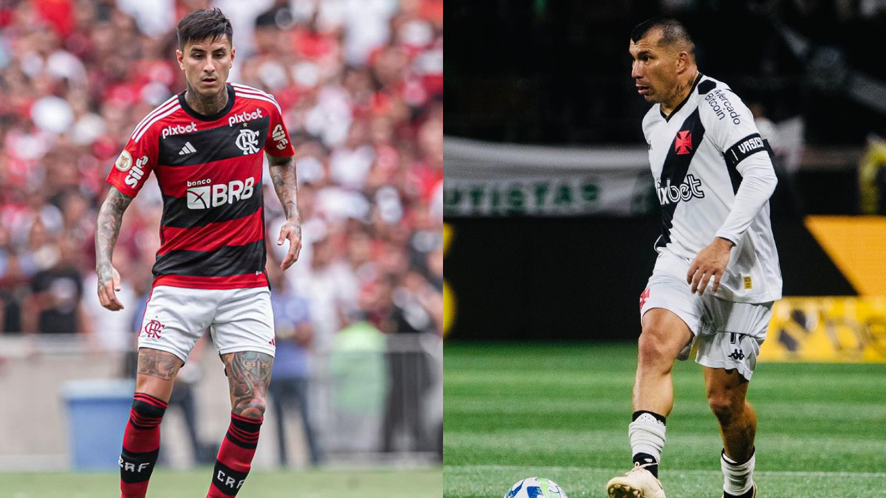 Pulgar ganó el duelo de chilenos a Medel en triunfo de Flamengo sobre Vasco