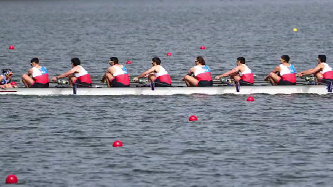 Chile sumó su tercera medalla en remo con el bronce del ocho con timonel