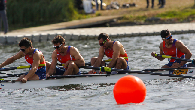 Chile abrochó su quinto oro gracias a una brillante actuación en el cuatro sin timonel masculino