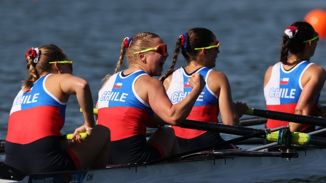 El remo chileno aportó un nuevo bronce en el ocho con timonel femenino