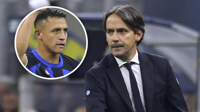 Simone Inzaghi elogió a Alexis tras el triunfo de Inter en Champions: Sabe jugar estos partidos