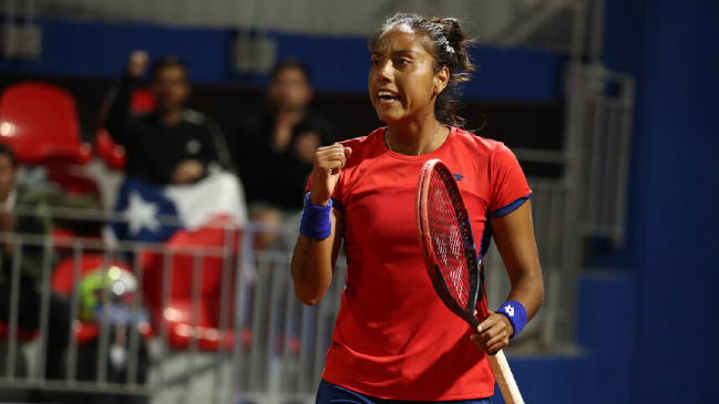 Daniela Seguel superó a Luciana Moyano y avanzó de ronda en Santiago 2023