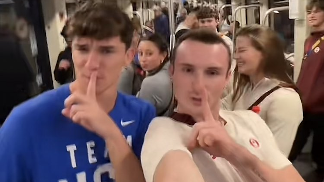 “Iconos de Chile”: Clavadistas norteamericanos son fenómenos virales durante Santiago 2023